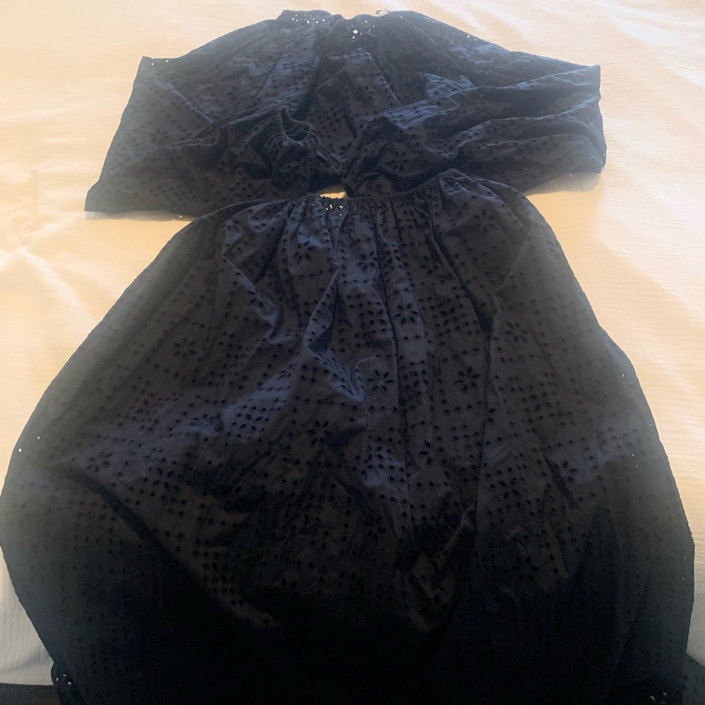 Matteau BLACK eyelet broderie set - Picture 5 of 13